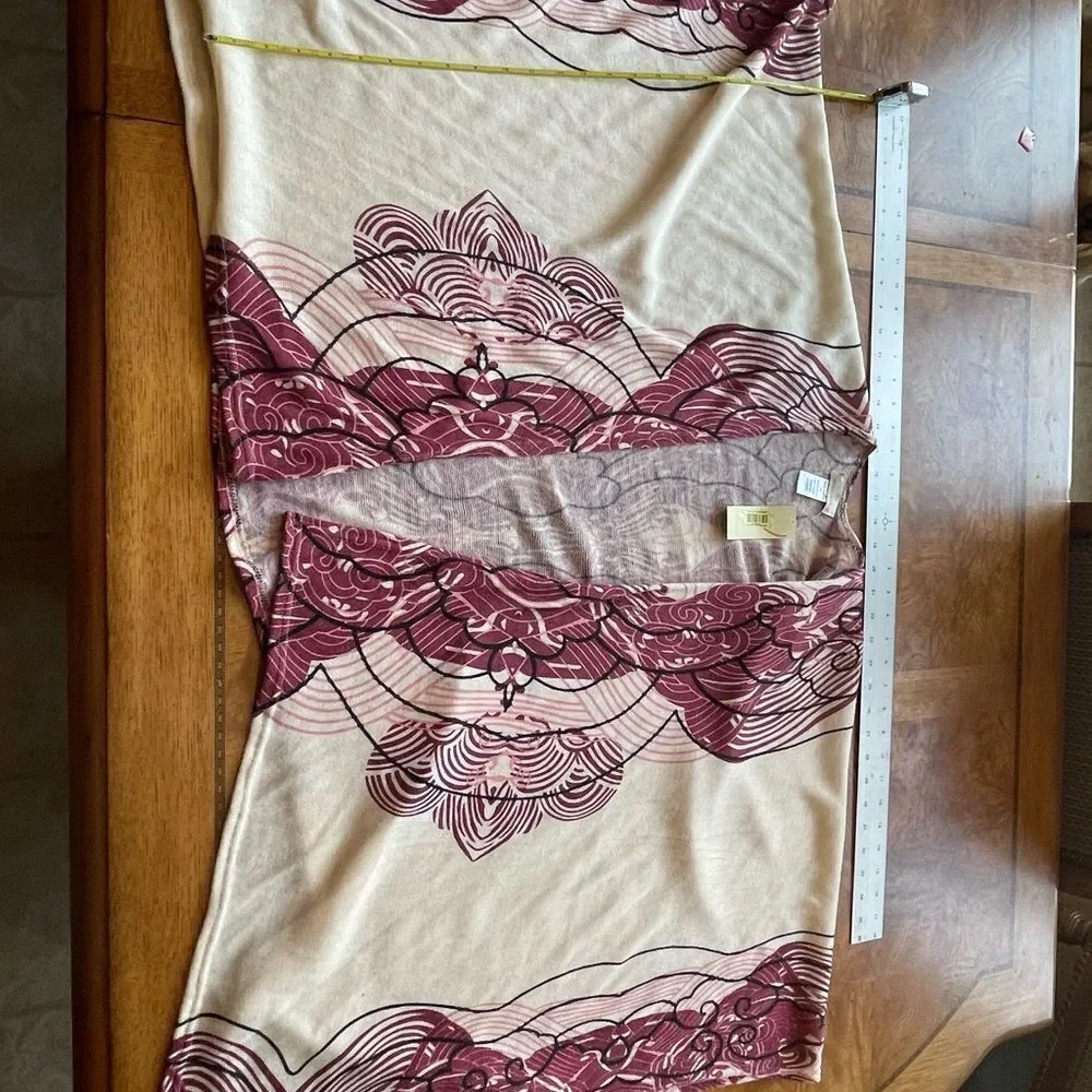 PINK & Cream Shawl cape wrap!